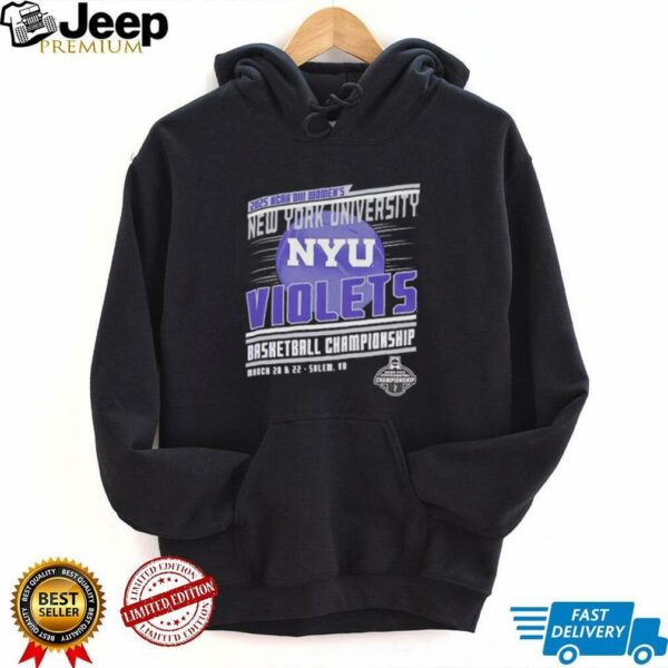 NCAA DIII Women’s New York University Violets basketball Championship 2025 shirt