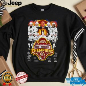 NCAA Men’s Hockey National Champions Western Michigan Broncos players signature shirt