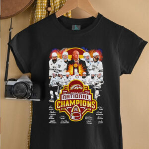 NCAA Men’s Hockey National Champions Western Michigan Broncos players signature shirt