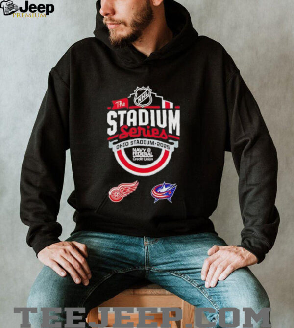 NHL the Stadium Series Detroit Red Wings vs Columbus Blue Jackets 2025 shirt
