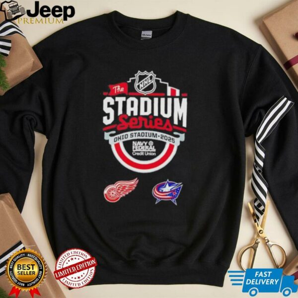 NHL the Stadium Series Detroit Red Wings vs Columbus Blue Jackets 2025 shirt