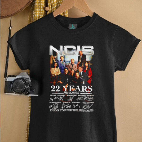 NICS 22 Years 2003 2025 Thank You For The Memories signature shirt