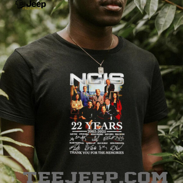 NICS 22 Years 2003 2025 Thank You For The Memories signature shirt