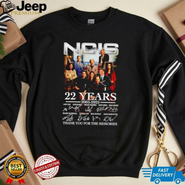 NICS 22 Years 2003 2025 Thank You For The Memories signature shirt