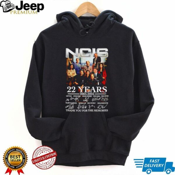 NICS 22 Years 2003 2025 Thank You For The Memories signature shirt