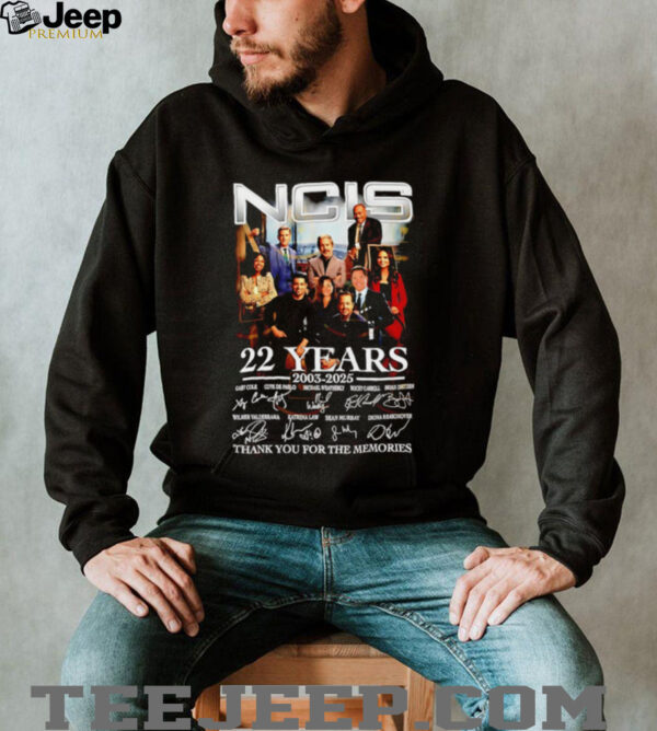 NICS 22 Years 2003 2025 Thank You For The Memories signature shirt