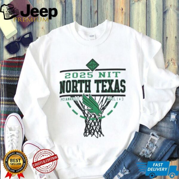 NIT North Texas Mean Green basketball 2025 shirt
