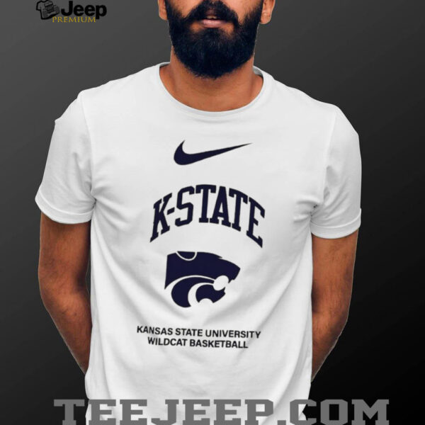 NK State x Nike Kansas State University Wildcat Basketball shirt