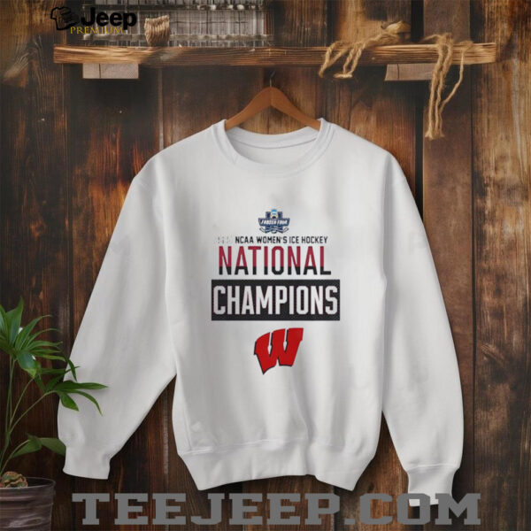 Wisconsin Badgers 2025 Women’s Hockey Tournament Champions shirt