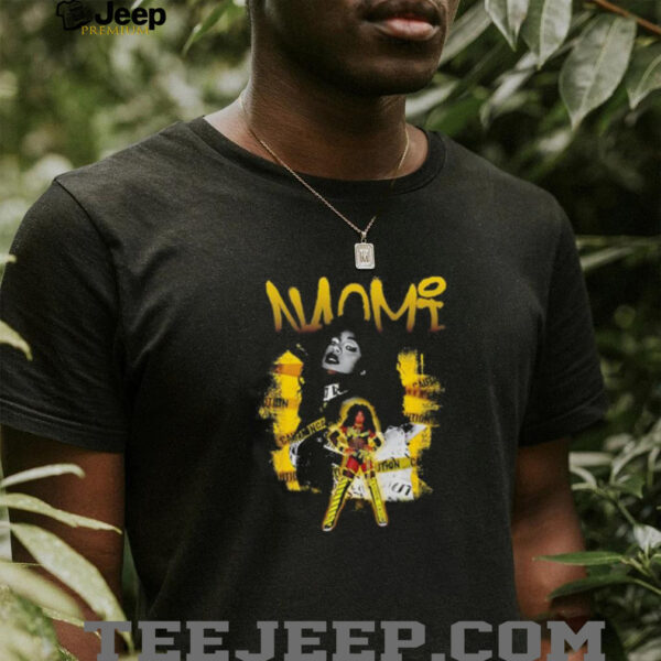 Naomi caution graphic shirt
