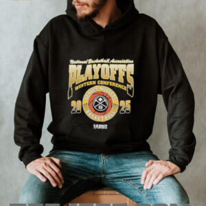National Basketball Association Playoffs Western Conference Denver Nuggets Basketball Playoffs 2025 shirt3