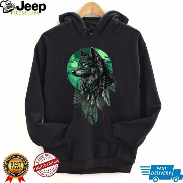 Native American Wolf Native American Pride Indian Tribe T Shirt