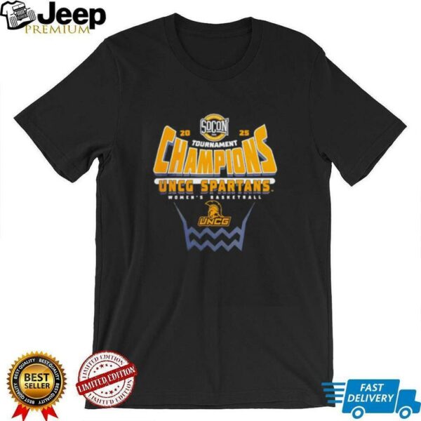 Ncaa 2025 SoCon Women’s Basketball Conference Tournament Champion UNCG Spartans shirt