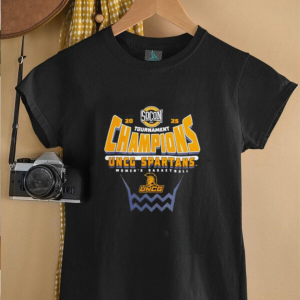 Ncaa 2025 SoCon Women’s Basketball Conference Tournament Champion UNCG Spartans shirt