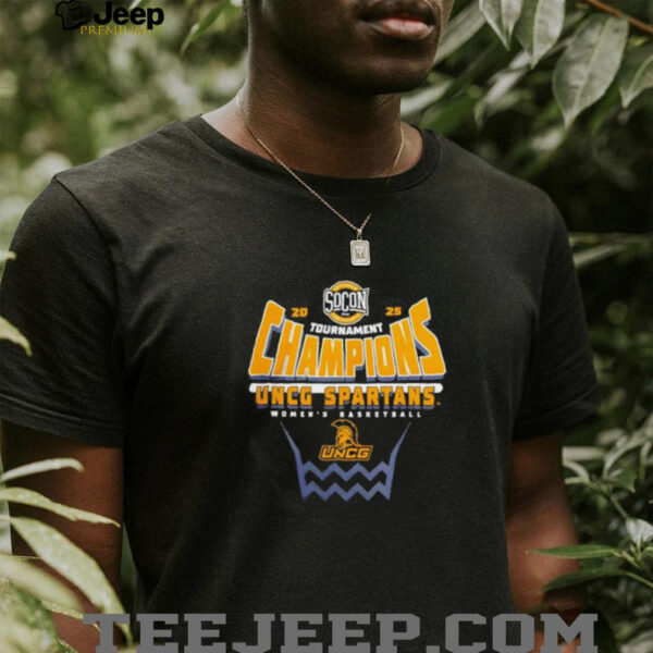 Ncaa 2025 SoCon Women’s Basketball Conference Tournament Champion UNCG Spartans shirt