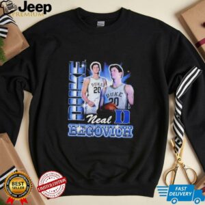Neal Begovich Duke Blue Devils 90s graphic shirt