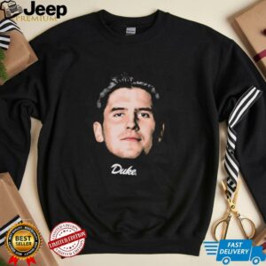 Neal Begovich Duke Blue Devils big head shirt3