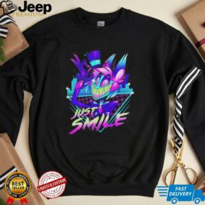 Neon alastor hazbin hotel just smile shirt