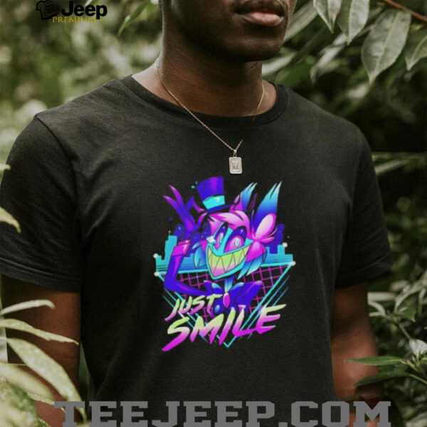 Neon alastor hazbin hotel just smile shirt