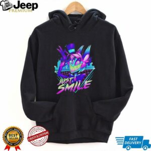 Neon alastor hazbin hotel just smile shirt4