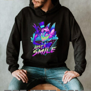 Neon alastor hazbin hotel just smile shirt5