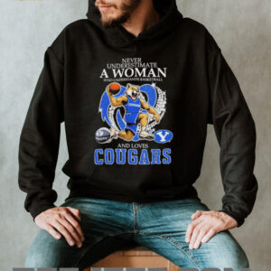Never Underestimate A Nurse Who Understands Basketball And Loves BYU Cougars Mascot Diamond Heart T shirts4