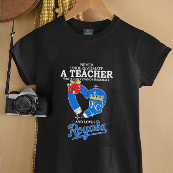 Never underestimate a teacher who understands baseball and loves Royals shirt