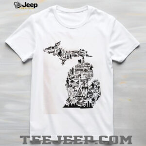 New Era Michigan Collage Pocket shirt2