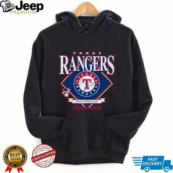 New Era Texas Rangers Red THROWBACK Short Sleeve T Shirt
