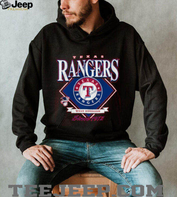 New Era Texas Rangers Red THROWBACK Short Sleeve T Shirt