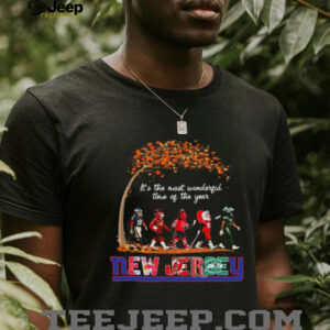 New Jersey Sports Teams Mascot Abbey Road It’s The Most Wonderful Time Of The Year Shirt