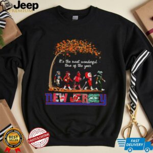 New Jersey Sports Teams Mascot Abbey Road It’s The Most Wonderful Time Of The Year Shirt