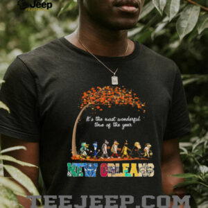 New Orlean Sports Teams Mascot Abbey Road It’s The Most Wonderful Time Of The Year Shirt