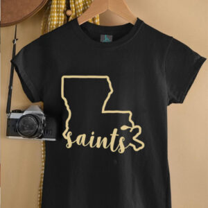 New Orleans Saints map shirt