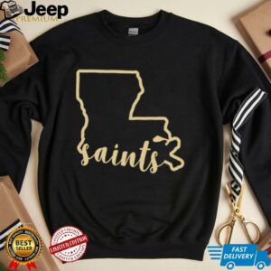 New Orleans Saints map shirt