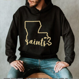 New Orleans Saints map shirt2