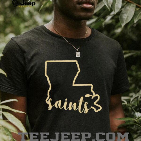 New Orleans Saints map shirt