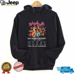New York Dolls 54th anniversary 1971 2025 thank you for the memories shirt3