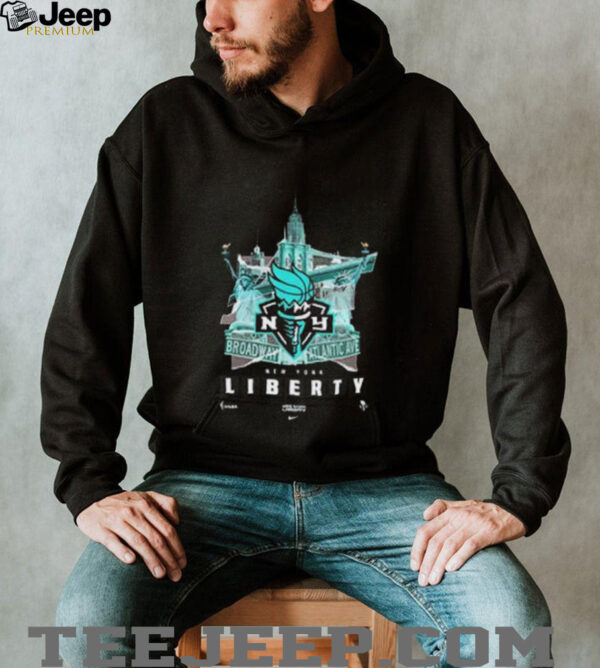 New York Liberty Max90 Broadway Atlantic Ave shirt