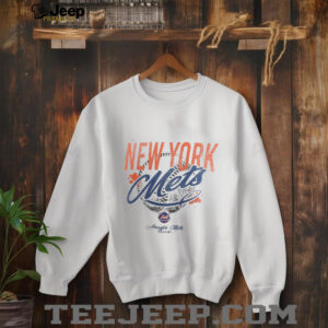 New York Mets WEAR by Erin Andrews Womens Distressed Cropped T Shirt3