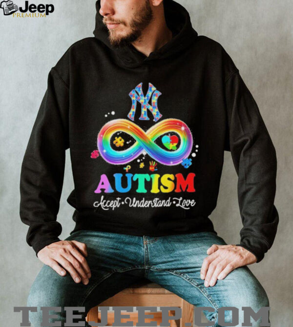 New York Yankees Autism Accept Understand Love T shirts