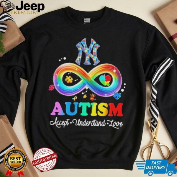 New York Yankees Autism Accept Understand Love T shirts