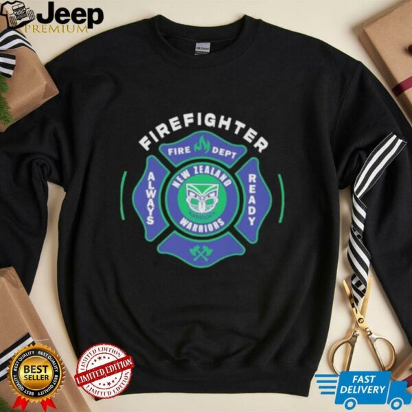 New Zealand Warriors Fire Dept Fireghter Always Ready T shirts
