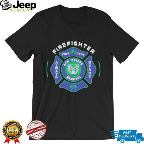 New Zealand Warriors Fire Dept Fireghter Always Ready T shirts