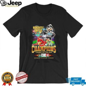 Newcastle United Champions Carabao Cup Final 2025 mascot shirt3