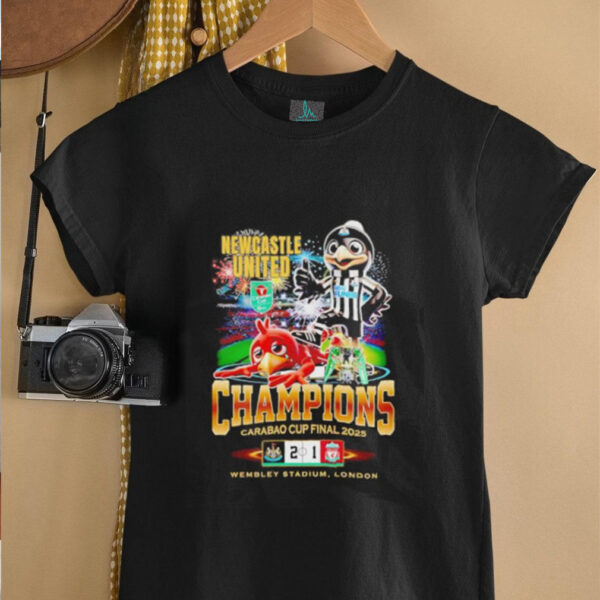 Newcastle United Champions Carabao Cup Final 2025 mascot shirt