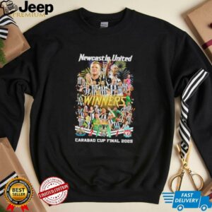 Newcastle United winners Carabao Cup Final 2025 players shirt2
