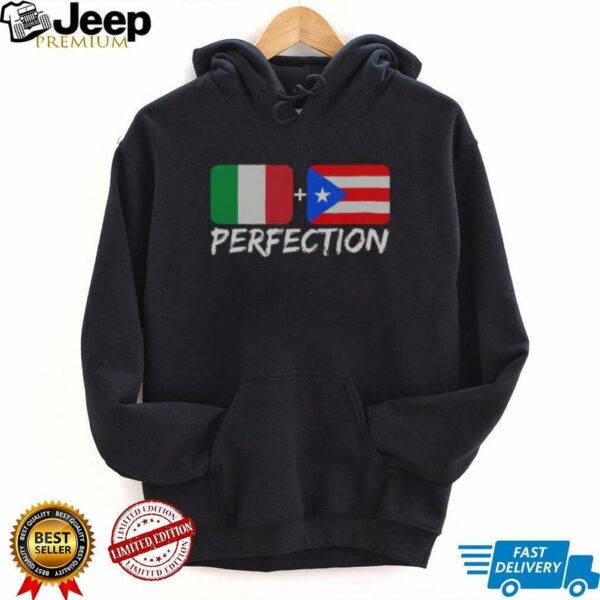 Nice Italian Plus Puerto Rican Perfection T Shirt