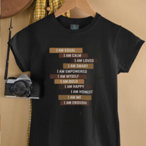 Nice Melanin Goddess Positive Affirmation Quotes Black Educators T Shirt5
