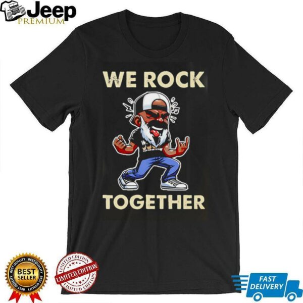 Nick Harrison We Rock Together cartoon shirt